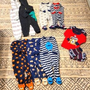 (3-6 Months)- Baby Boys 10 Piece Lot
